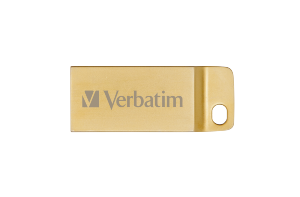 MEMORIE USB VERBATIM METAL EXECUTIVE 16GB AURIU USB 3.0 "99104" (TIMBRU VERDE 0.03 LEI)