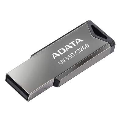 MEMORIE USB 3.2 ADATA 32 GB, clasica, carcasa metalica, argintiu, "AUV350-32G-RBK" (timbru verde 0.03 lei)