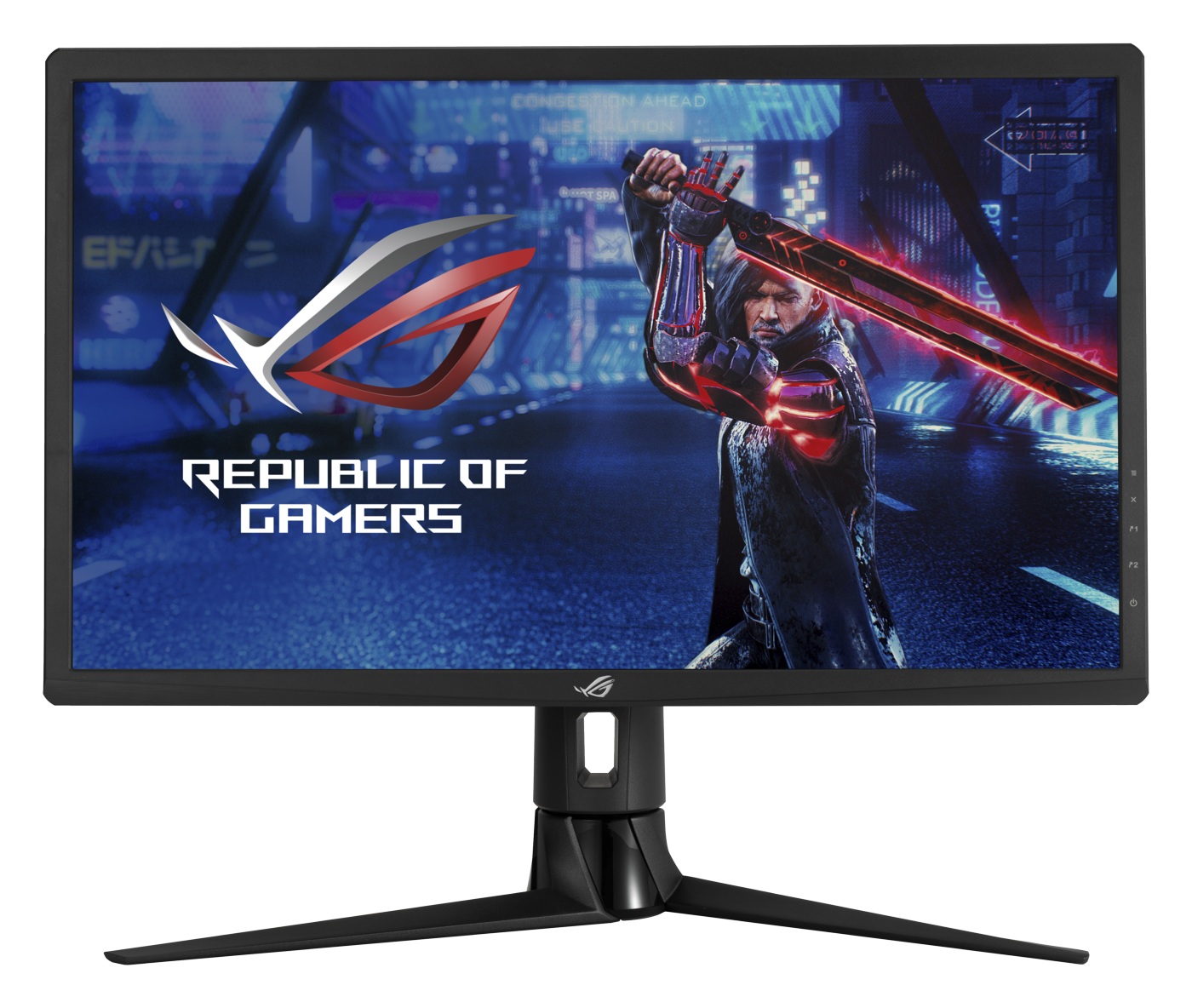 MONITOR Asus - gaming 27 inch, Gaming, VA, 4K UHD (3840 x 2160), Wide, 350 cd/mp, 1 ms, HDMI x 2 | DisplayPort x 2, "XG27UQR" (timbru verde 7 lei)