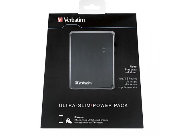 POWER BANK Verbatim ULTRA SLIM POWER PACK 1200 mAh "97929" (timbru verde 0.98 lei)