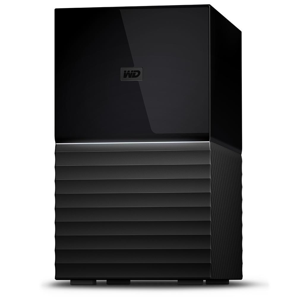 HDD extern WD 16 TB, My Book Duo, 3.5 inch, USB 3.0, negru, "WDBFBE0160JBK-EESN" (timbru verde 0.8 lei)
