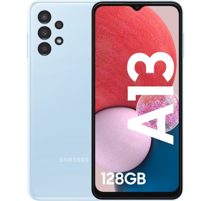 Samsung Galaxy A13 DS Blue LTE/6.6"/OC/4GB/128GB/8MP/50MP+5MP+2MP+2MP/5000mAh "SM-A135FLBKEUE" (timbru verde 0.45 lei)