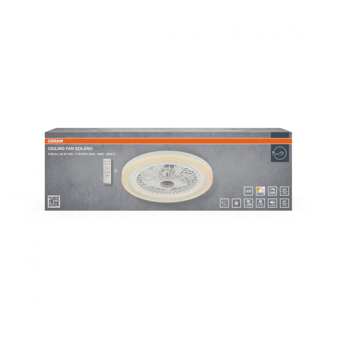 CEILING FAN SOLANO 490 43W CCT OSRAM "000004058075857971" - imagine 2