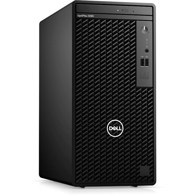 DESKTOP DELL, "OptiPlex 3090" Middle Tower, CPU i5-10505, Intel UHD Graphics 630, memorie 8 GB, SSD 256 GB, unitate optica, tastatura si mouse, Ubuntu, "N011O3090MTAC_UBU" (timbru verde 7 lei)