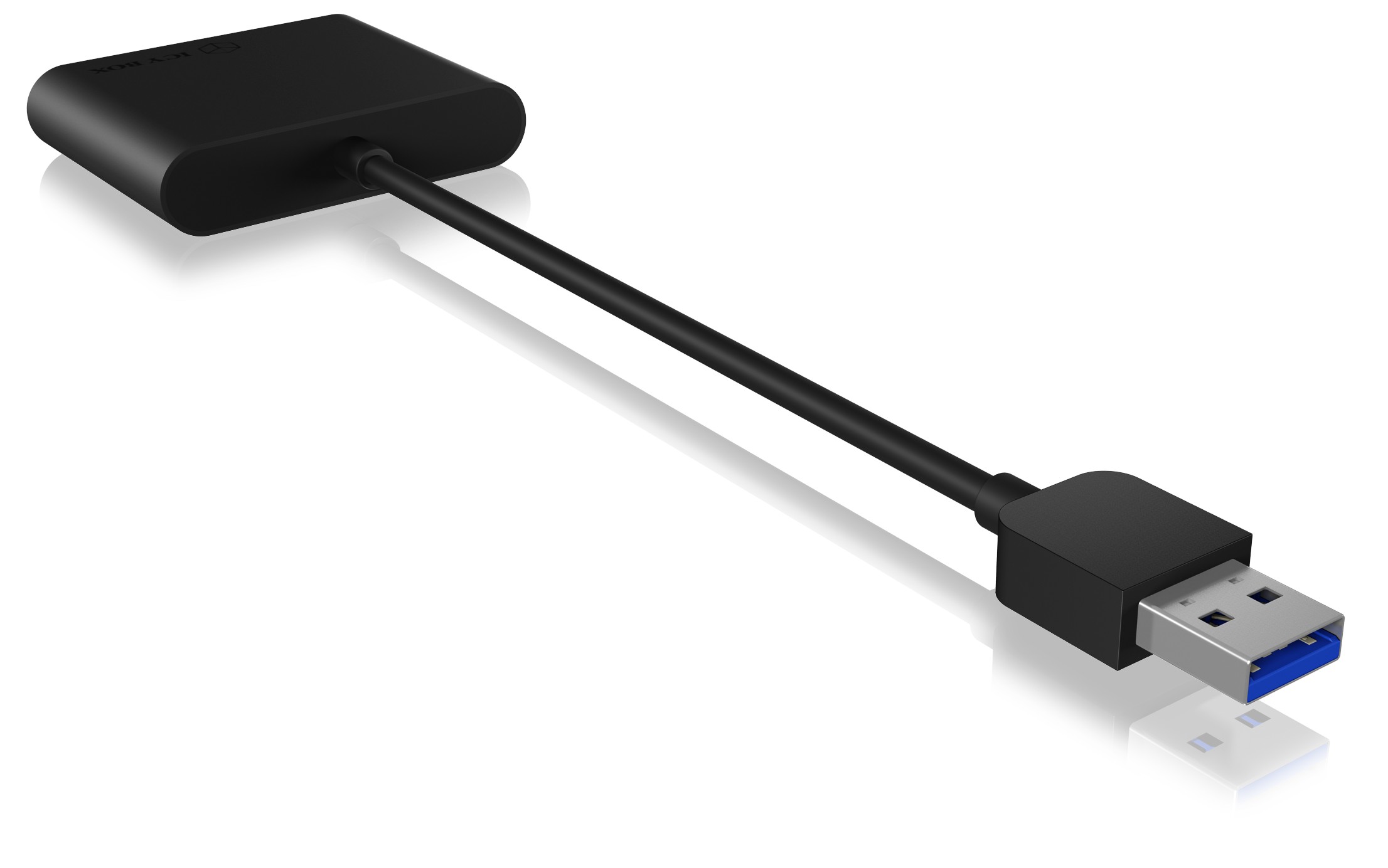 CARD Reader Icy Box interfata USB 3.2 Gen 1, citeste/scrie: CF, SD, microSD, adaptor USB 3.2 Gen 1, "IB-CR301-U3" (timbru verde 0.18 lei)