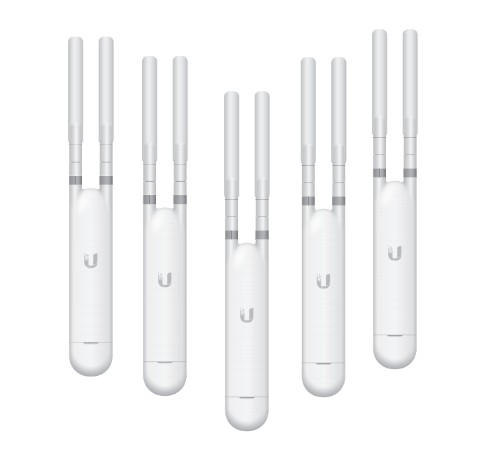 ACCESS POINT MESH UBIQUITI, wireless, router AC1200, pt interior / exterior, 1200 Mbps, port LAN, WAN, 2.4 GHz | 5 GHz, antena externa x 2, standard 802.11ac, "UAP-AC-M-5" (timbru verde 2.00 lei)