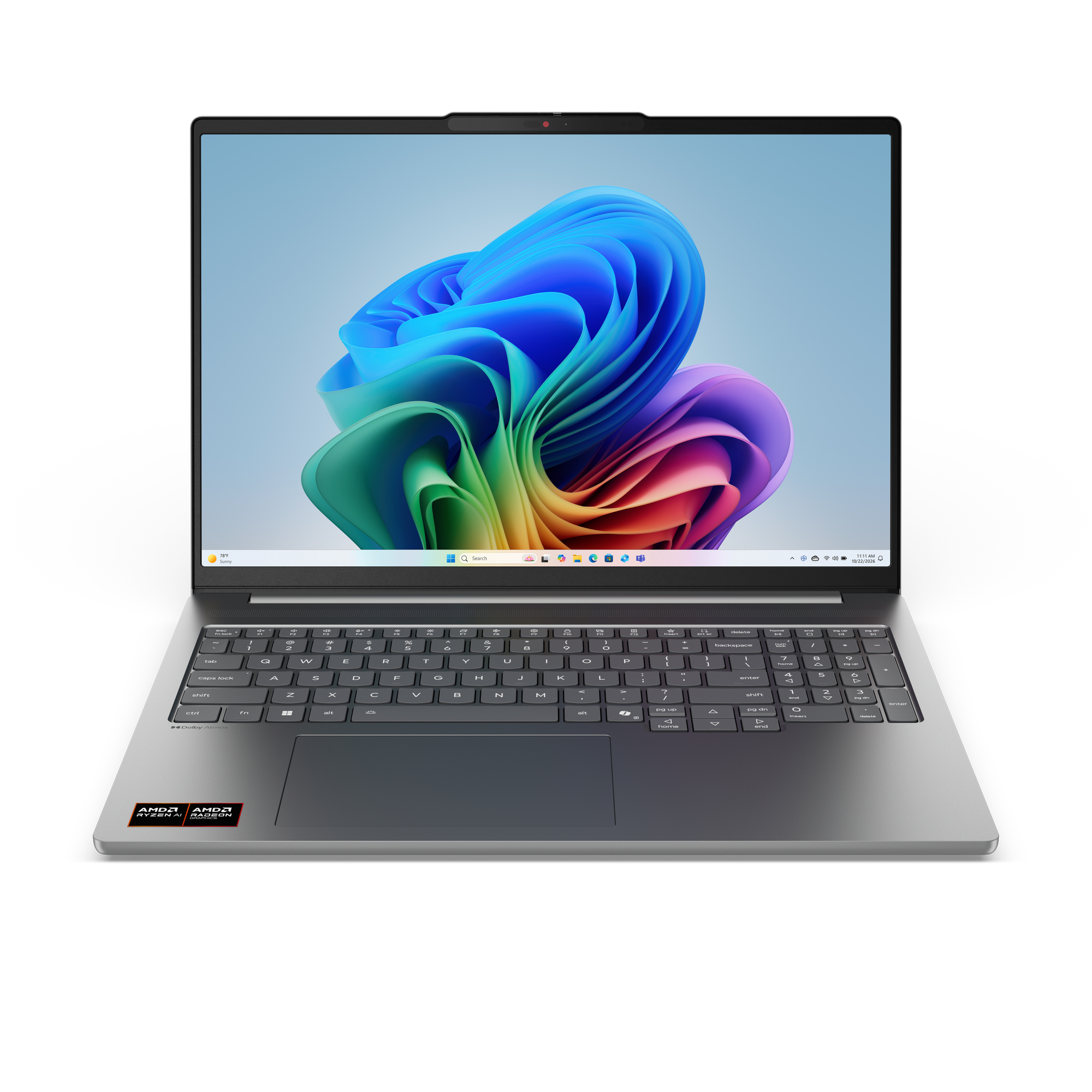 16 IdeaPad Pro 5 16AGP11, 2.8K OLED 120Hz VRR, Procesor AMD RyzenTM AI 9 465 (24M Cache, up to 5.0 GHz), 32GB LPDDR5X, 1TB SSD, AMD Radeon 880M, No OS, Luna Grey "83SJ000VRM" (timbru verde 3.5 lei)