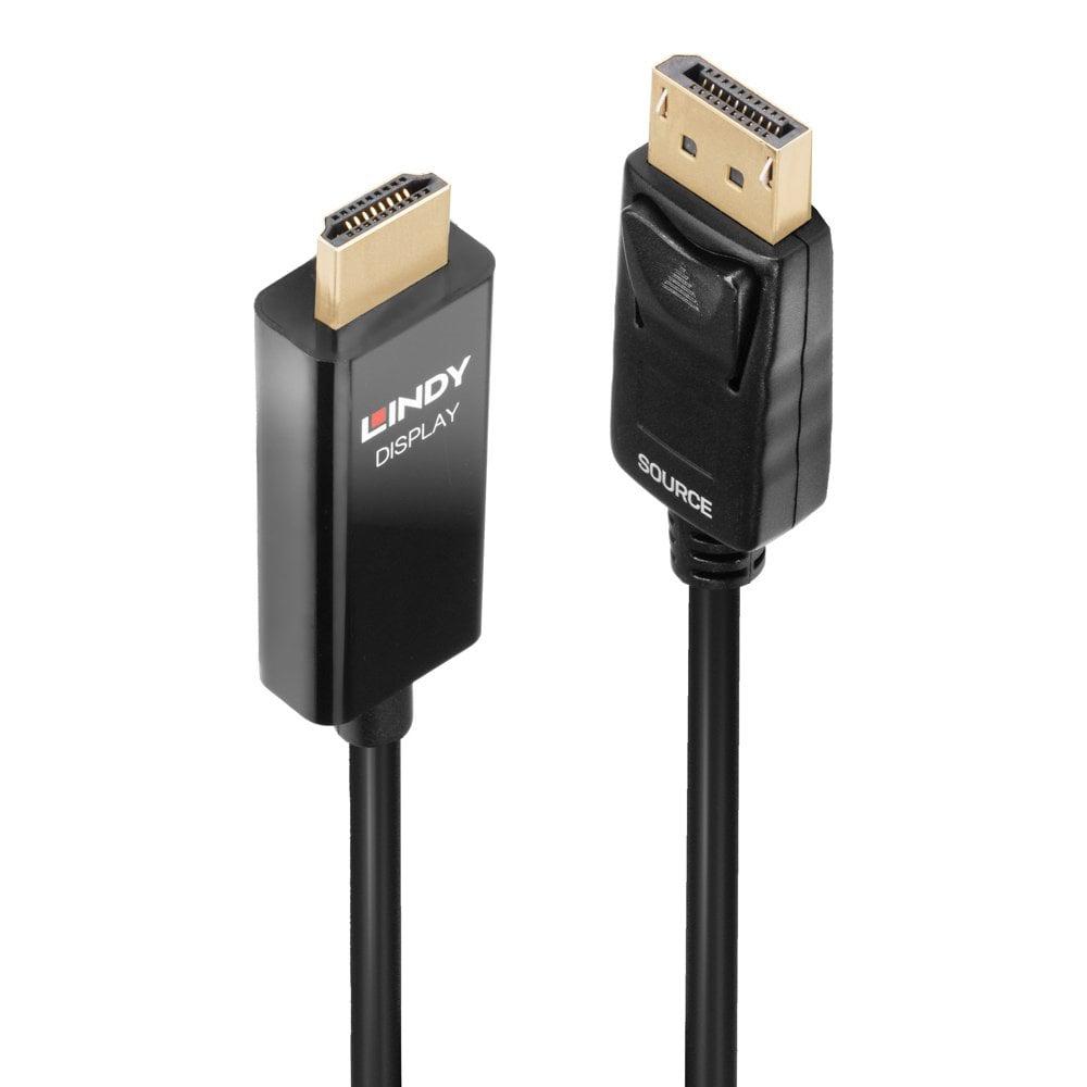 Cablu Lindy 2m DisplayPort la HDMI HDR "LY-40926" (timbru verde 0.8 lei)
