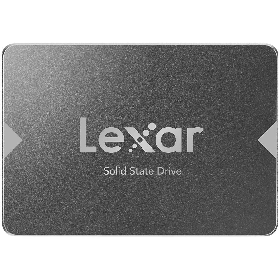 Lexar® 512GB NS100 2.5" SATA (6Gb/s) Solid-State Drive, up to 550MB/s Read and 450 MB/s write, EAN: 843367116201 "LNS100-512RB"