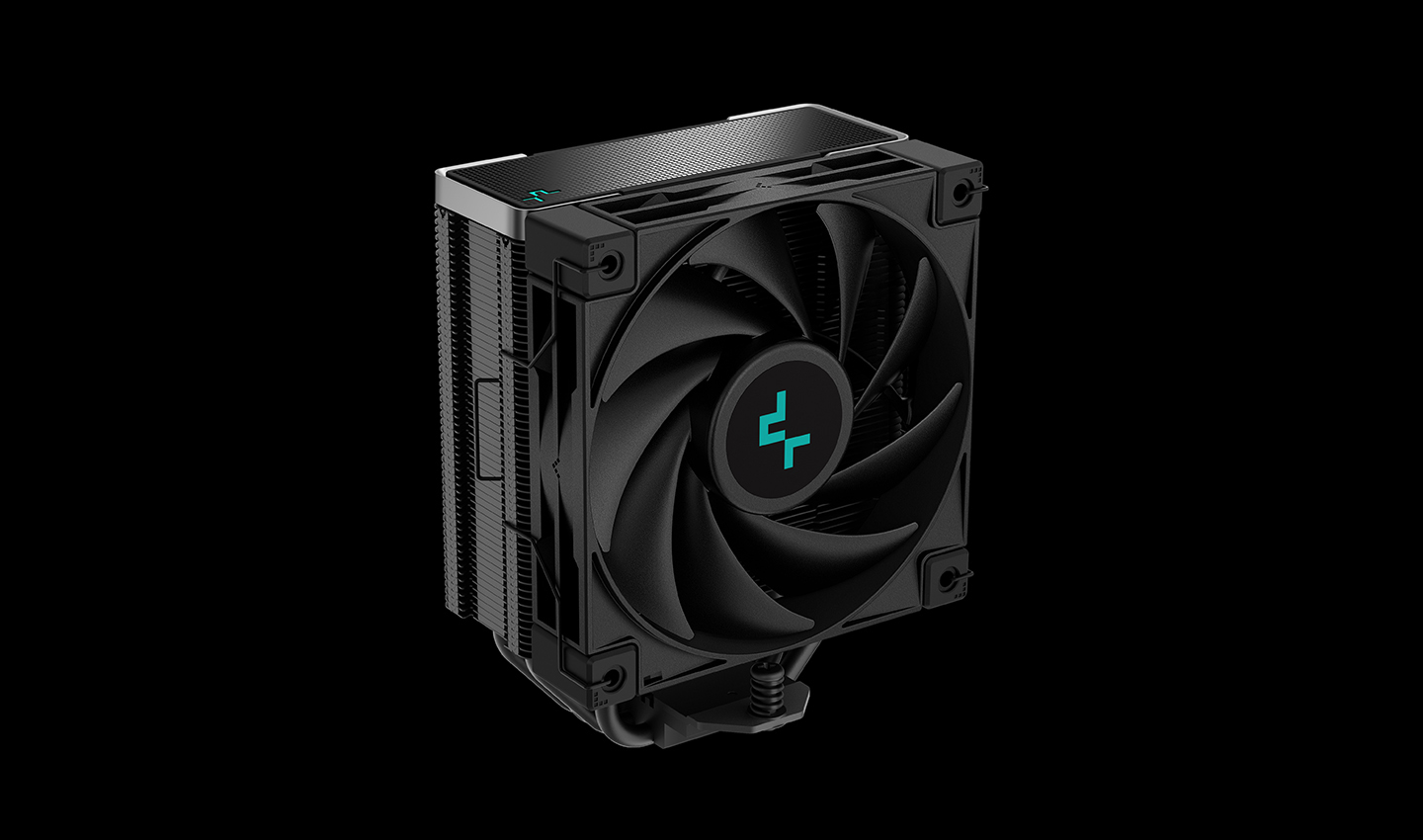 Cooler Deepcool "AK400 Zero Dark", compatibil skt. Intel si AMD, racire cu aer, ventilator 120 mm, 1850 rpm, inaltime cooler 155 mm, 4 heatpipe, "R-AK400-BKNNMN-G-2" (timbru verde 0.8 lei)
