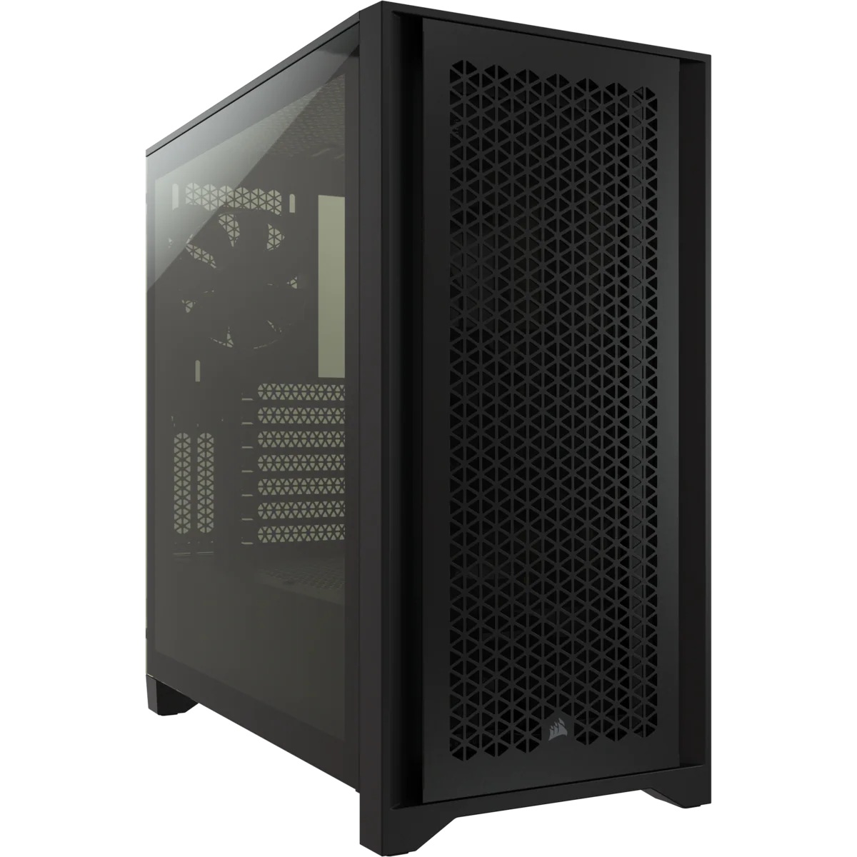 CARCASA CORSAIR Middle Tower,ATX, "4000D",fara sursa,sticla securizata,fanx2,USB 3.0x2,USB 3.1 gen 2 Type-C x 1,Jack 3.5 mmx1,mesh pt. filtrare praf,negru, "CC-9011200-WW" (timbru verde 0.16 lei)
