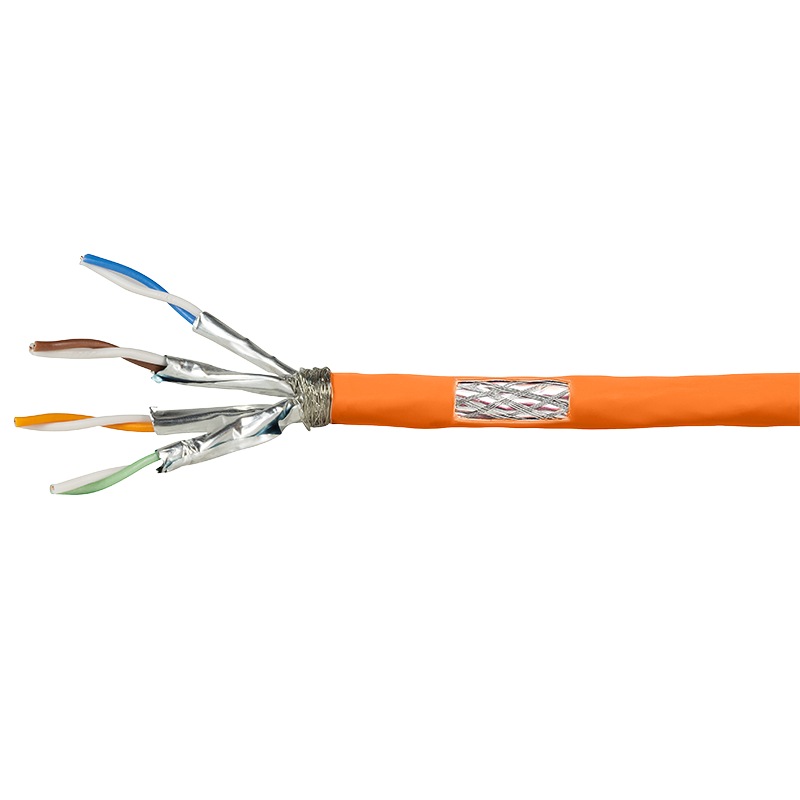 PATCH CORD S/FTP LOGILINK Cat7, LSZH, cupru, 1000MHz, 25 m, orange, AWG23, dublu ecranat "CPV0058" (timbru verde 0.8 lei)