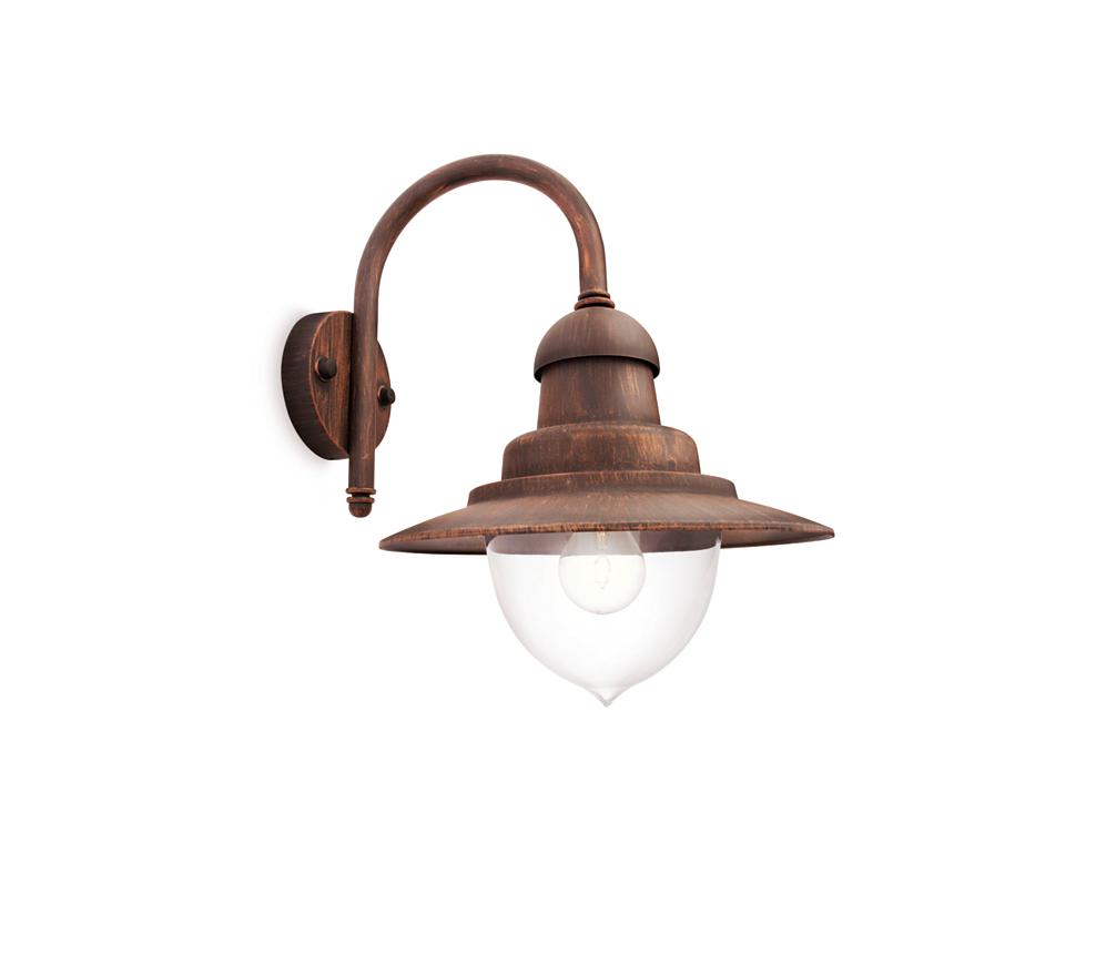 RAINDROP WALL LANTERN BRONZE 1X60W 230V "000008718696169858" (timbru verde 2.00 lei)