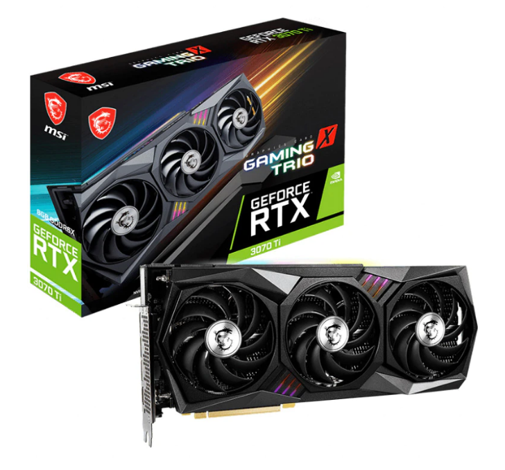 MSI GeForce RTX 3070 Ti GAMING X TRIO 8G 8GB GDDR6, "GEFORCE RTX 3070 TI GAMING X TRIO 8G"