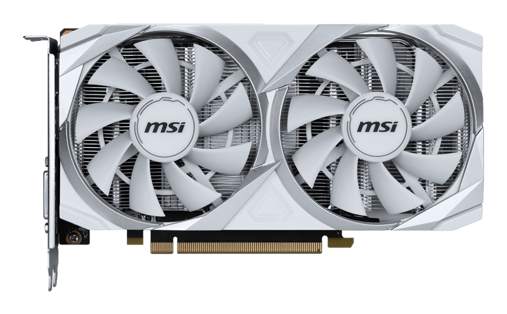 MSI GeForce RTX 3050 VENTUS 2X XS WHITE 8GB OC - 8GB GDDR6 3xDP 1xHDMI "RTX 3050 VENTUS 2X XS WHITE 8G OC"