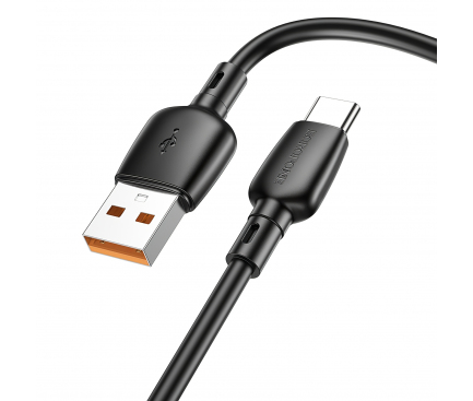 CABLU alimentare si date Borofone "BX93", Fast Charging Data Cable pt. smartphone, USB la USB Type-C 100W, 1m, negru "6941991103179" (timbru verde 0.18 lei)