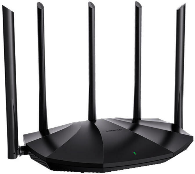 ROUTER Tenda wireless AX1500Mbps,1 x WAN Gigabit, 3 porturi LAN Gigabit, 2.4 GHz/5 GHz dual band, 4 antene externe, WI-FI 6 "RX2" (timbru verde 0.8 lei)