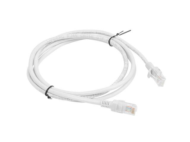 Patch cord Lanberg Cat.6 UTP 1,5 m gri "PCU6-10CC-0150-S" (timbru verde 0.08 lei)
