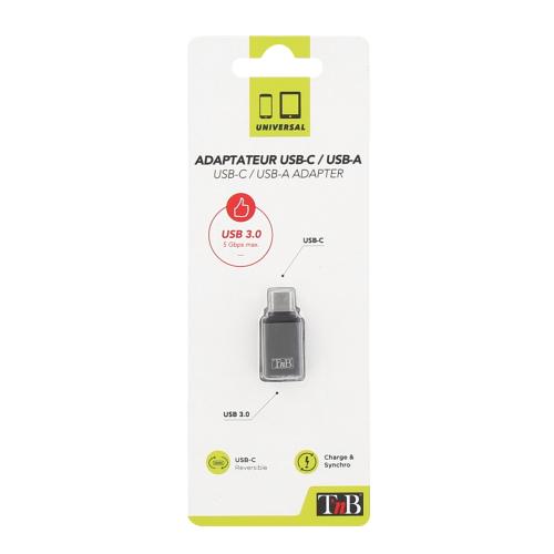 TNB USB-C/USB OTG ADAPTER IN GREY "ADATCSG" (timbru verde 0.08 lei)