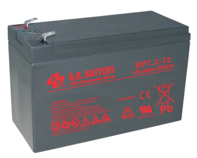 ACUMULATOR UPS CYBER POWER 12V / 7.2Ah, pentru seria BR700, "BB BP7.2-12FR" (timbru verde 0.5 lei)