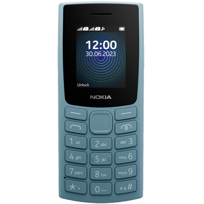Telefon cu butoane Nokia 110 (2023) 4G DS Blue "NK110DS4G2023BL" (timbru verde 0.45 lei)