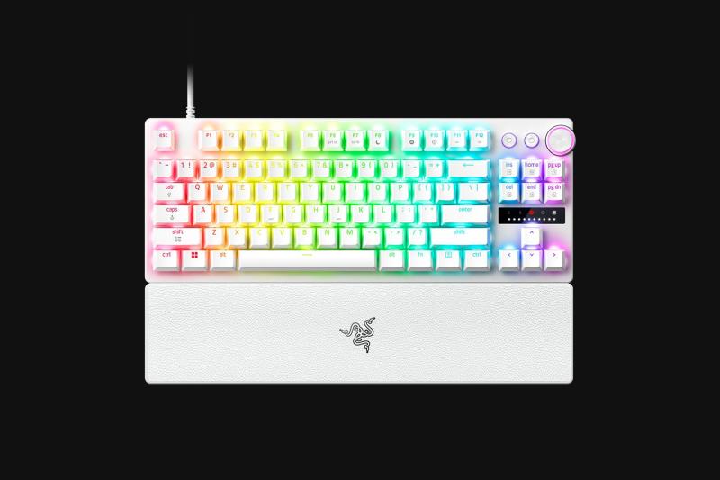 Razer Huntsman V3 Pro TKL 8K, alb "RZ03-05521000-R3M1" (timbru verde 0.8 lei)
