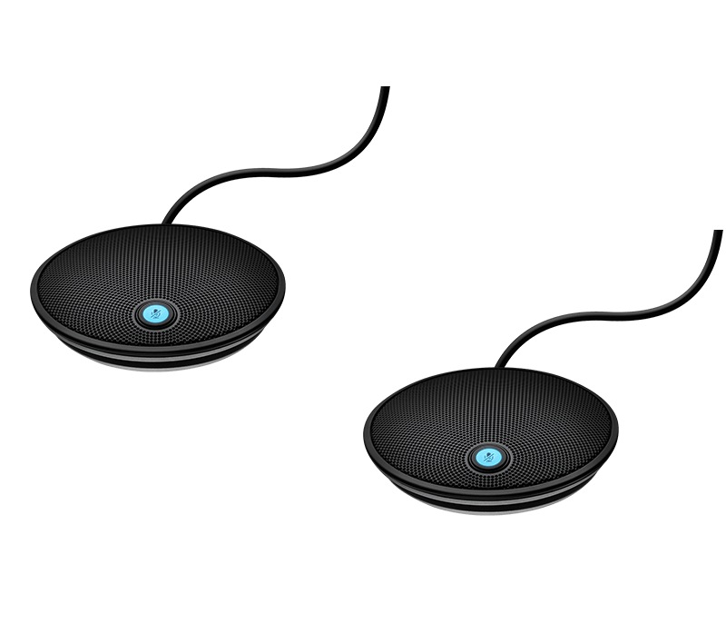 MICROFON LOGITECH, "Expansion Microphone" (2 buc.) pentru conferinte video cu multi participanti "989-000171" (timbru verde 0.03 lei)