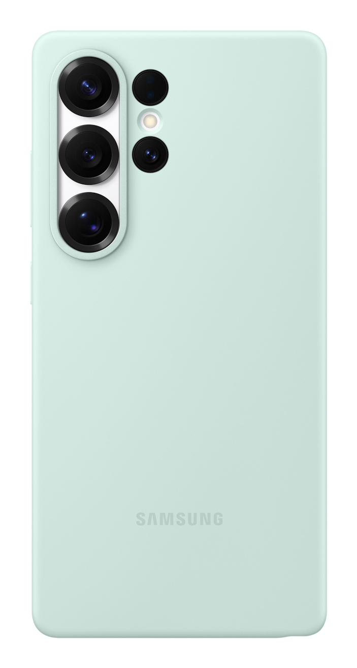 Capac protectie spate Silicone Case Galaxy S25 Ultra (S938) Verde Mint "EF-PS938CMEGWW"