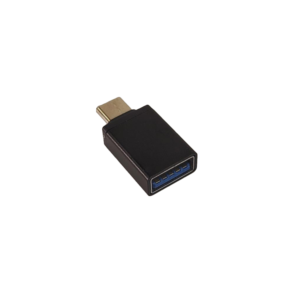 ADAPTOR Spacer pt. smartphone, de la USB 2.0 (Mama) la Type-C (Tata), negru, "SPAD-USBF-TYPECM-02" (timbru verde 0.08 lei)