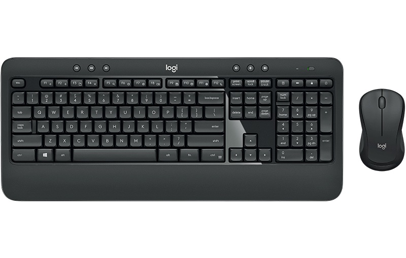 KIT wireless LOGITECH, tastatura wireless "K540" + mouse wireless 3 butoane "M310", 1 singur receiver, "MK540" black "920-008685" (timbru verde 0.8 lei)