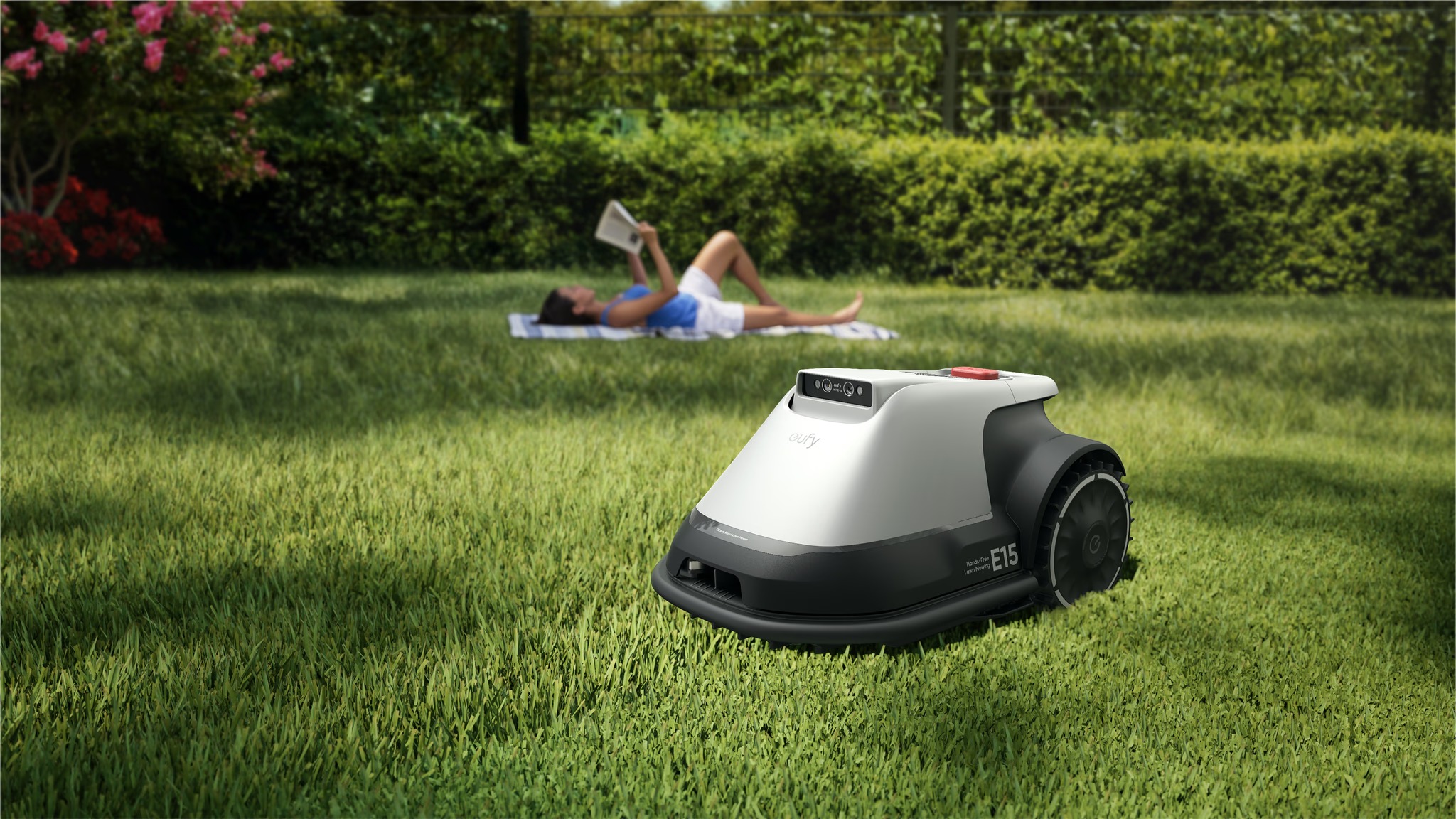 Robot tuns iarba Anker "eufy ", GPS, Wi-Fi, 4G, inaltime de taiere 2.5 - 7.6 cm, max 800m2, camera FOV 96° orizontal, 80° vertical, cartografiere, inaltime max iarba 9cm, gri, "T2880GA2" - 0194644311179 - imagine 10