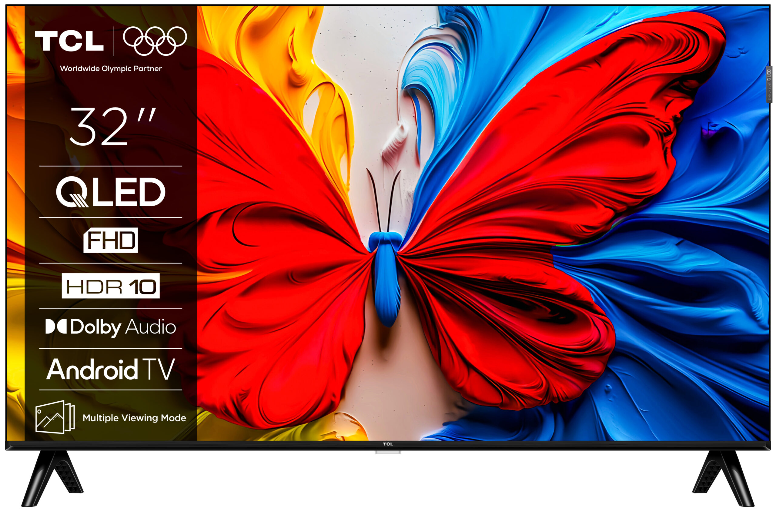 Smart TV QLED 32S5K Seria S5K 80cm negru Full HD "32S5K" (timbru verde 15 lei)
