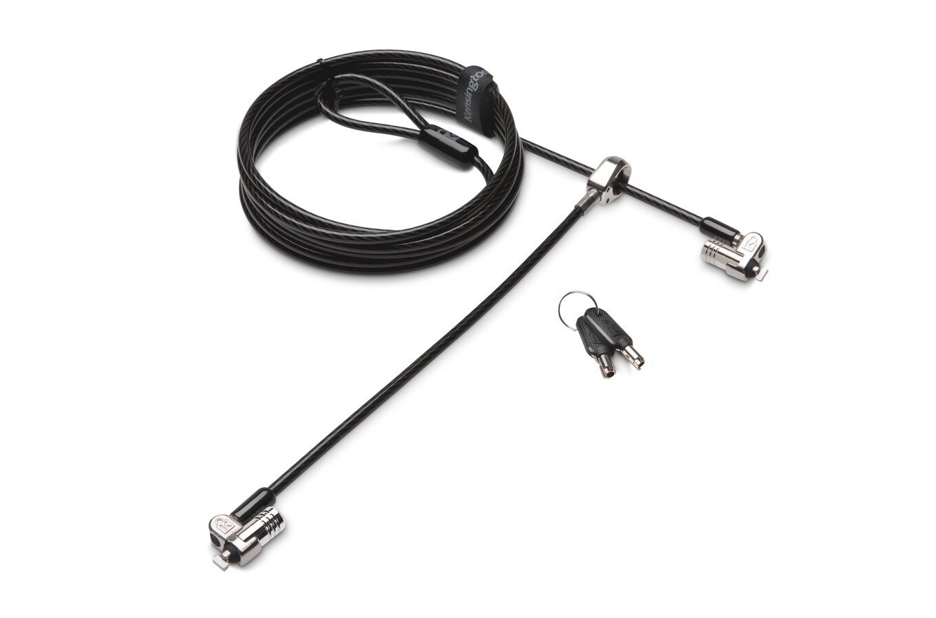 CABLU securitate KENSINGTON pt. notebook slot standard,cheie standard, conectare directa, 2.5m,cablu otel carbon, pivotare si rotire,blocare dubla, "MicroSaver 2.0" "K65048WW" (timbru verde 0.8 lei)