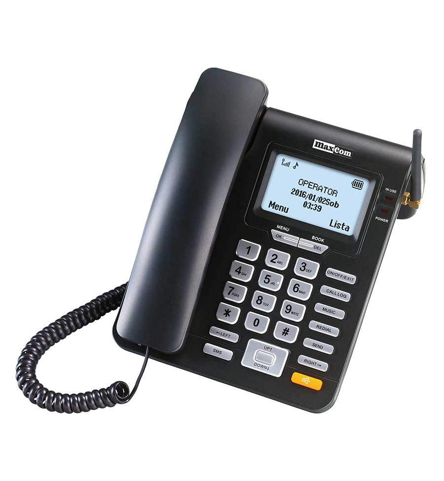 TELEFOANE MaxCom MM28DHS Black, "MM28DHS" (timbru verde 0.8 lei)