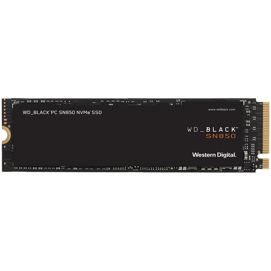 SSD WD Black SN850, 500GB, M.2, PCIe Gen4.0 x4, R/W: 7000/4100 MB/s, "WDS500G1XHE"
