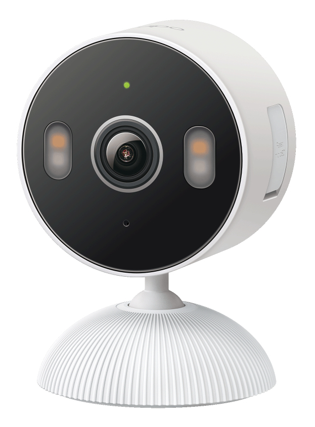 CAMERA IP TP-LINK, cube, pt. interior, dist. IR 10 m, tip lentila fixa 3.3 mm, 3 Mpx 2K, wi-fi, microfon, carcasa plastic, slot SD card, "Tapo C113" (timbru verde 0.8 lei)