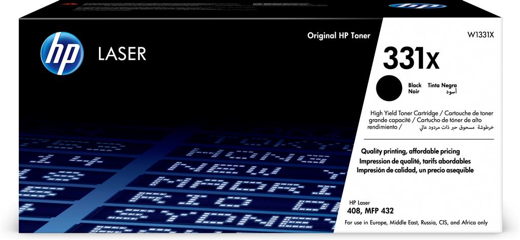 Toner Original HP Black, nr.331X, pentru MFP 408|432, 15K, (timbru verde 1.2 lei) , "W1331X"