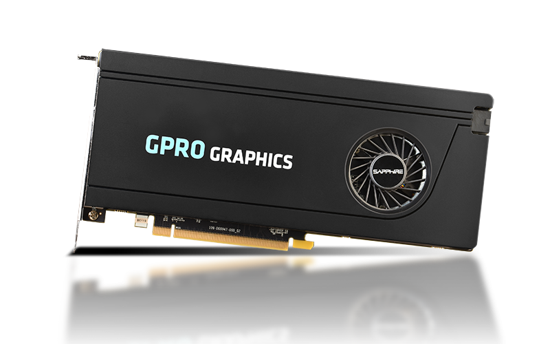 PLACA VIDEO SAPPHIRE "GPRO 8200 8G", 8 GB GDDR5 256 biti, PCI Express 3.0 x 16, DisplayPort x 4, sistem racire aer, "32316-01-10G" (timbru verde 0.8 lei)