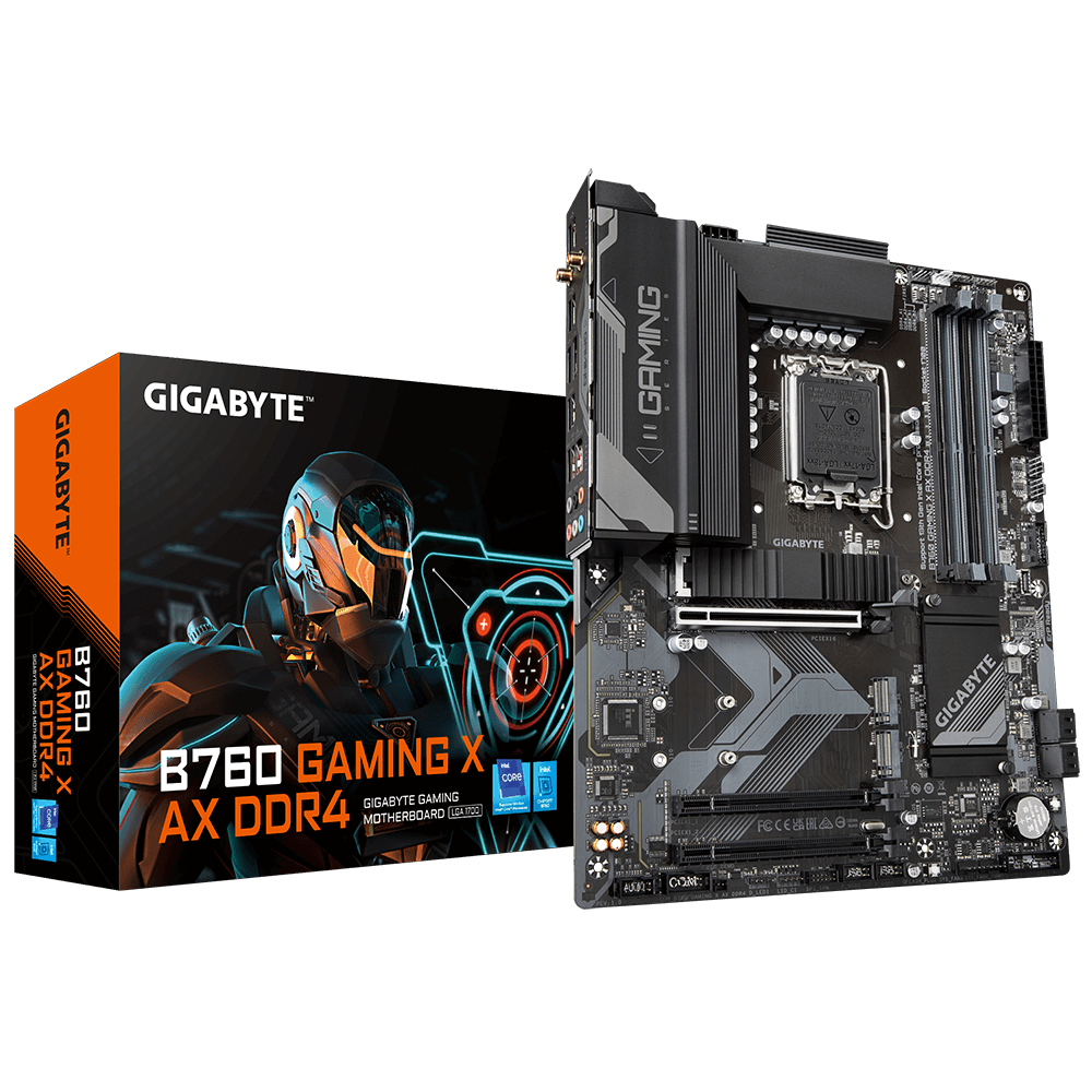 Placa de baza GIGABYTE B760 GAMING X AX DDR4 LGA 1700 "B760 GAMINGX AX D4"