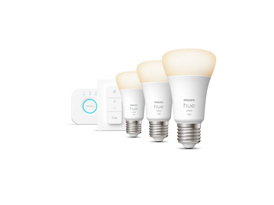 SET 3 becuri smart LED Philips, soclu E27, putere 9.5W, forma clasic, lumina alb calda, alimentare 220 - 240 V, "000008719514289130" (timbru verde 1.35 lei)