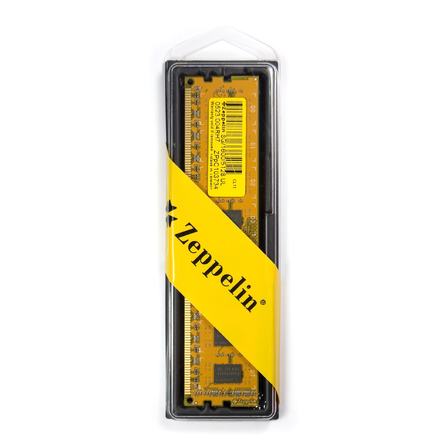 MEMORIE DDR Zeppelin DDR3 8GB frecventa 1600 MHz, 1 modul, retail "ZE-DDR3-8G1600b"