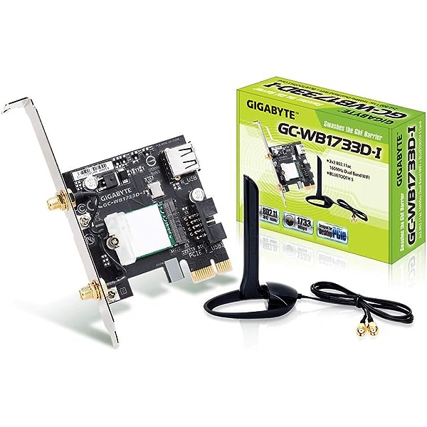 GIGABYTE WiFi and Bluetooth card Intel Wireless-AC 9260 included "GC-WB1733D-I"