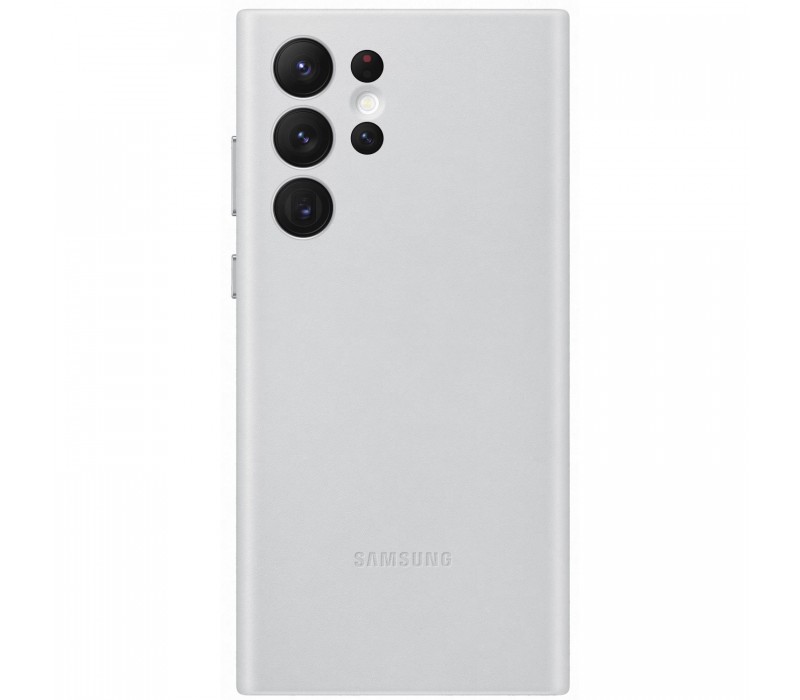 Galaxy S22 Ultra; Leather Cover; Light Gray "EF-VS908LJEGWW"