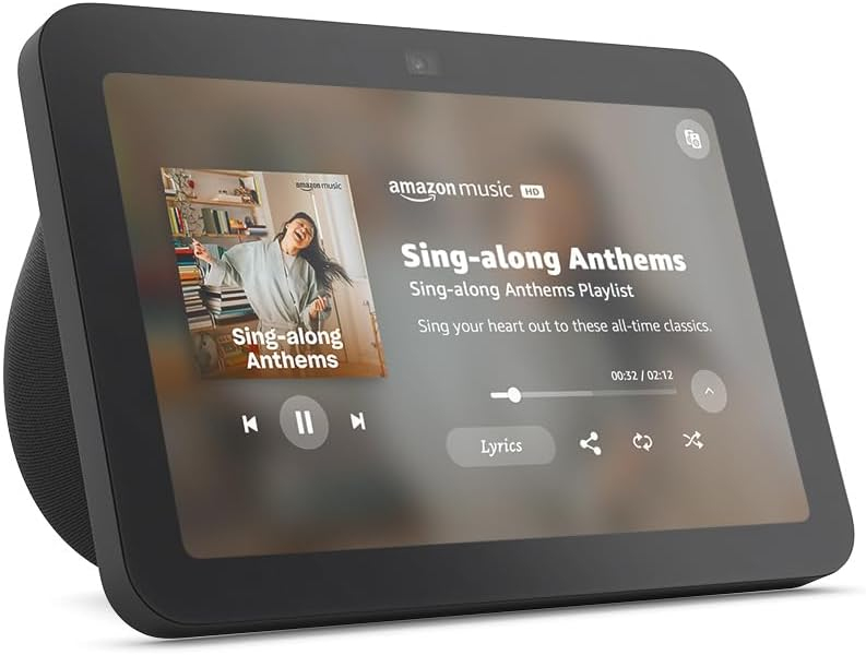 Amazon Echo Show 8 (3. Gen) Charcoal "B0BLS3Y632" (timbru verde 0.8 lei)