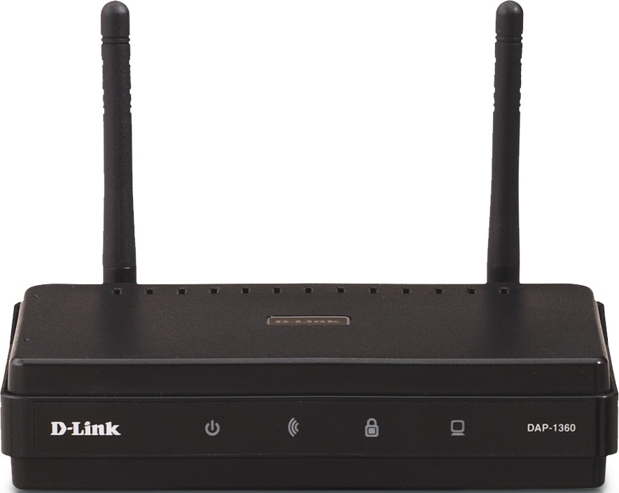 ACCESS POINT D-LINK wireless 300Mbps, port 10/100Mbps, 2 antene externe, "DAP-1360" (timbru verde 0.8 lei)