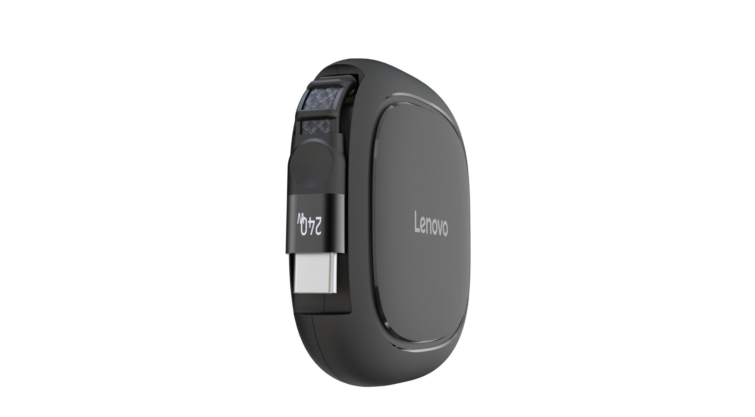 Lenovo 240W USB-C Retractable Cable Bk"GX91V57058" - imagine 4