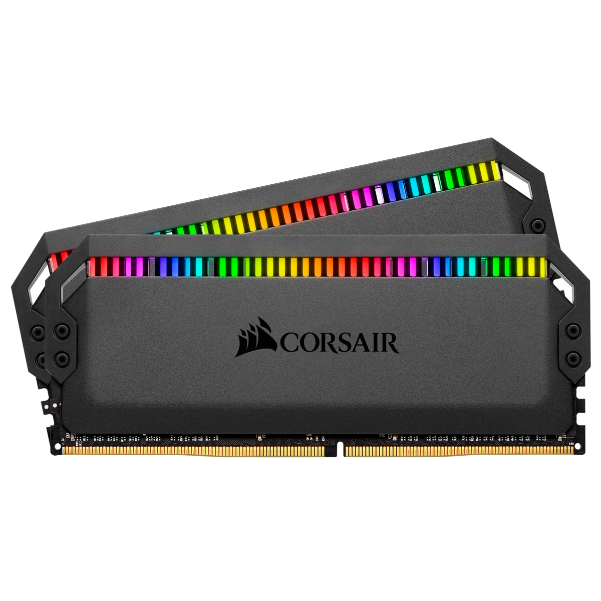 Memorie DDR Corsair DDR4 32 GB, frecventa 3600 MHz, 16 GB x 2 module, radiator, iluminare RGB, "CMT32GX4M2Z3600C14"