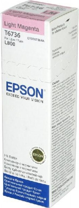 Cartus Cerneala Original Epson Light Magenta, T6736, pentru L800, , (timbru verde 0.15 lei), "C13T67364A"(RAPO)