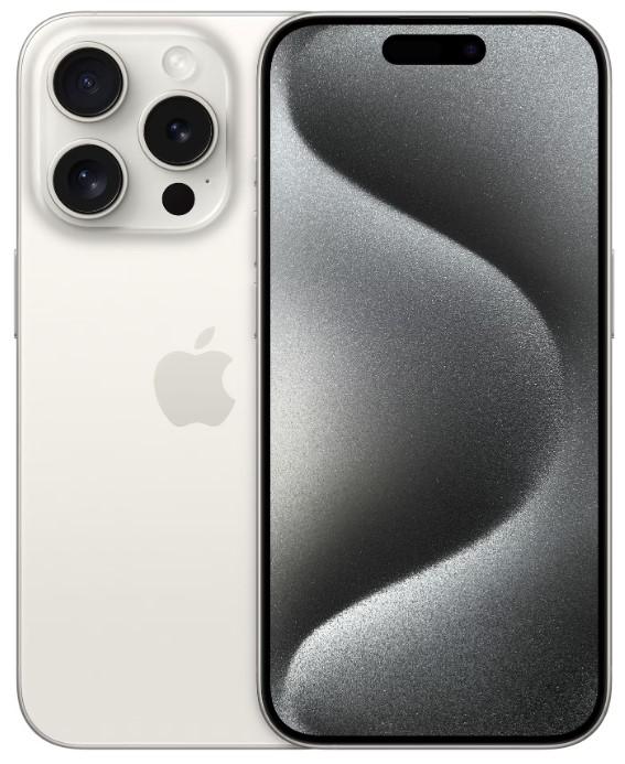 Apple iPhone 15 PRO 6.1" 8GB 512GB White "MTV83__/A" (timbru verde 0.55 lei)