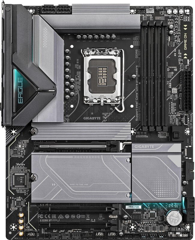 Placa de baza GIGABYTE Z890 EAGLE, LGA1851, DDR5, ATX, Negru/Gri "Z890 EAGLE"